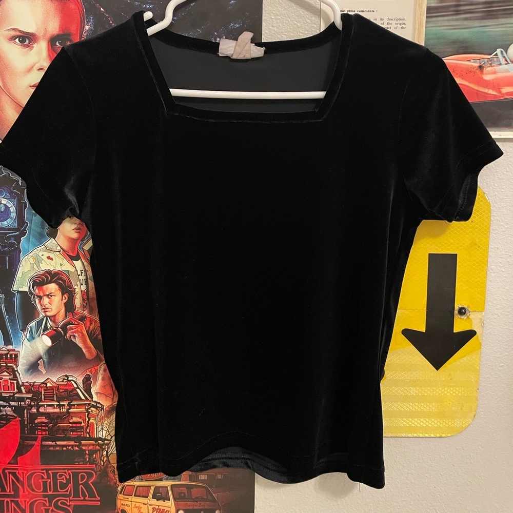 Vintage square neck top